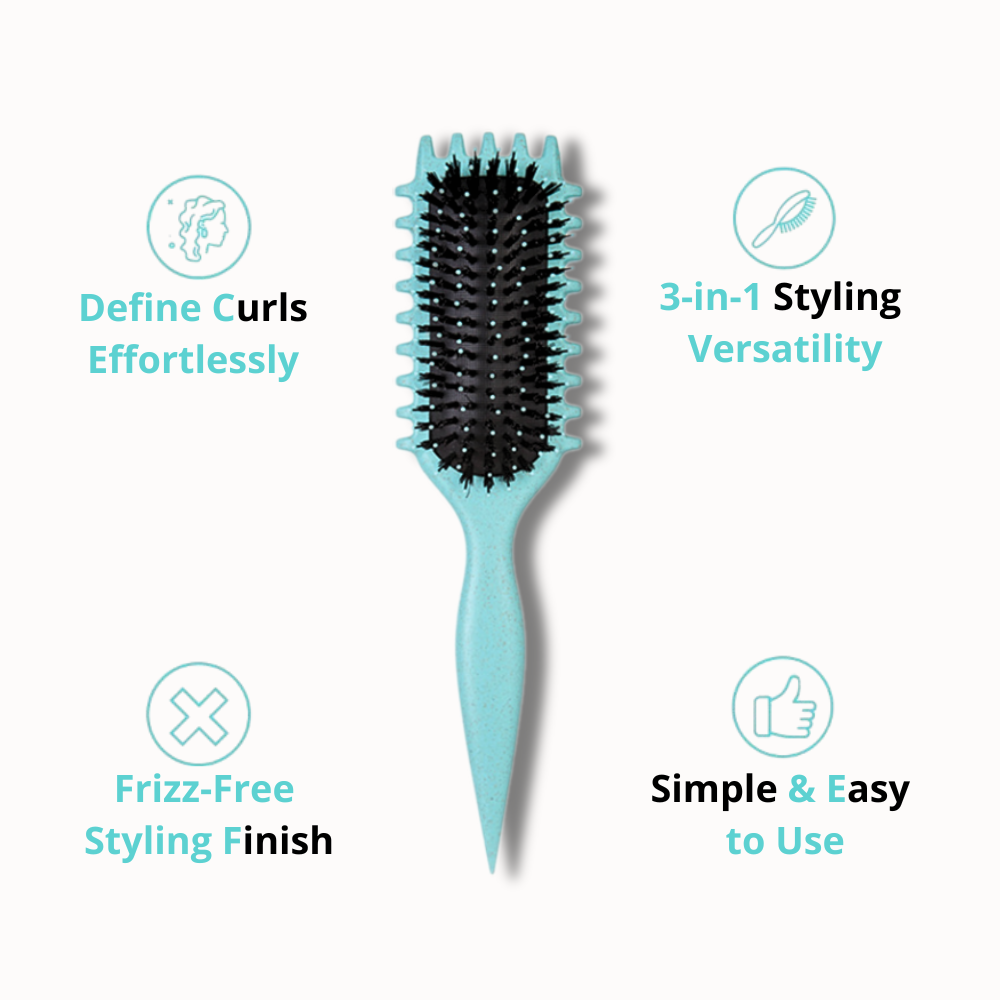 CurliZen | Cepillo Definidor de Rizos