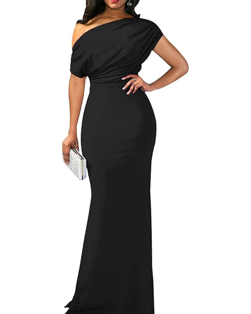 Luar | Elegante Vestido Maxi Off-Shoulder