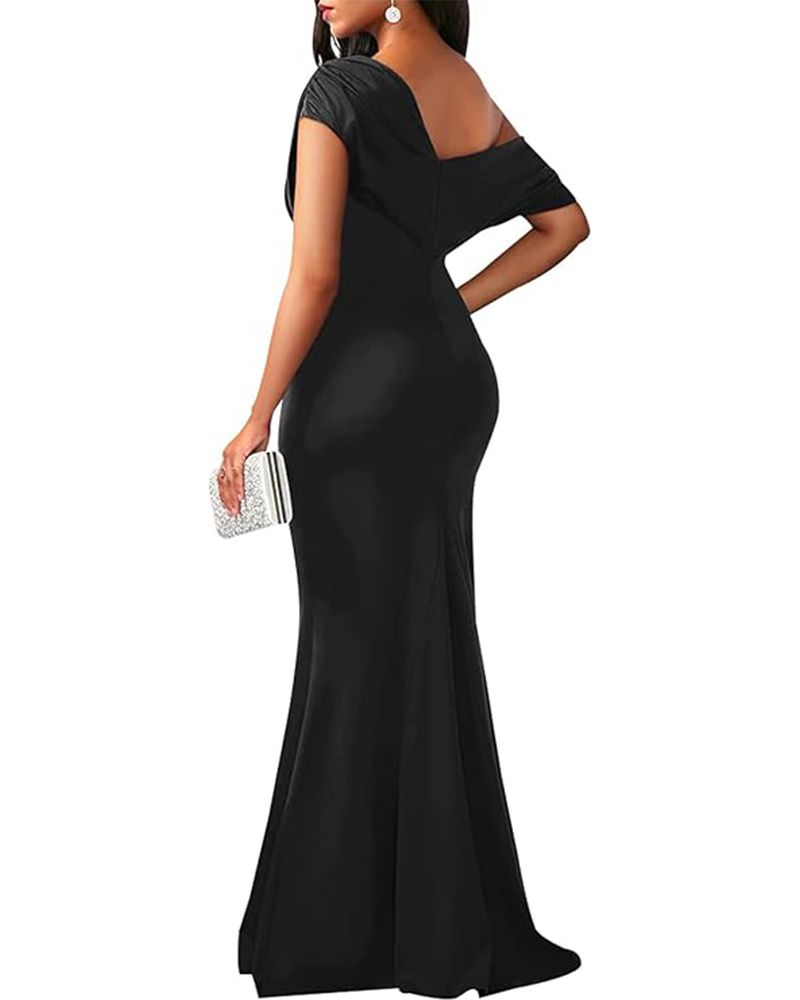 Luar | Elegante Vestido Maxi Off-Shoulder