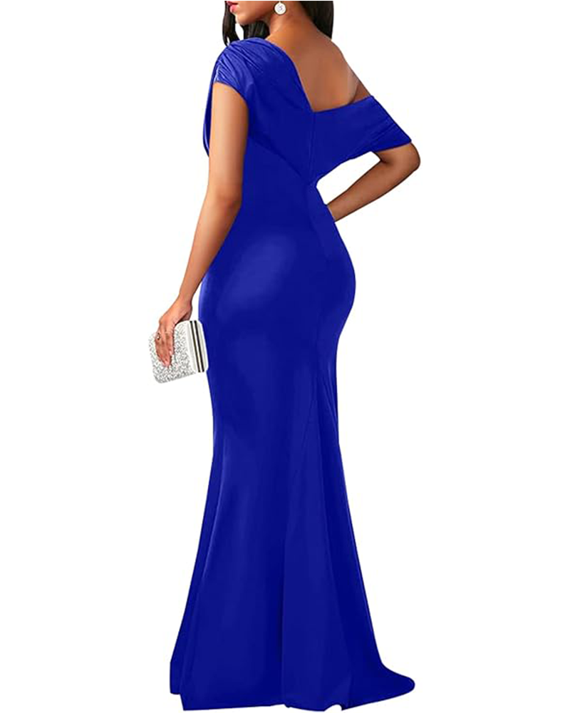 Luar | Elegante Vestido Maxi Off-Shoulder