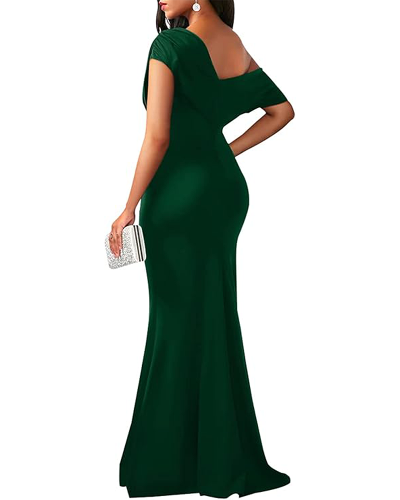 Luar | Elegante Vestido Maxi Off-Shoulder