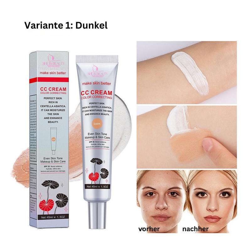 CC Cream | Corrector de Maquillaje que se Adapta a tu Tono de Piel