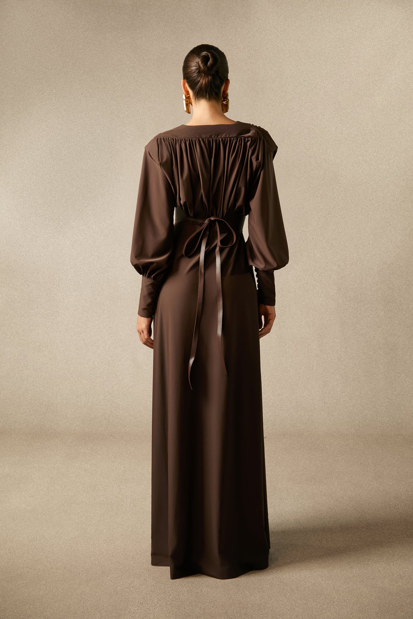 Windy | Vestido de Manga Larga con Escote en V