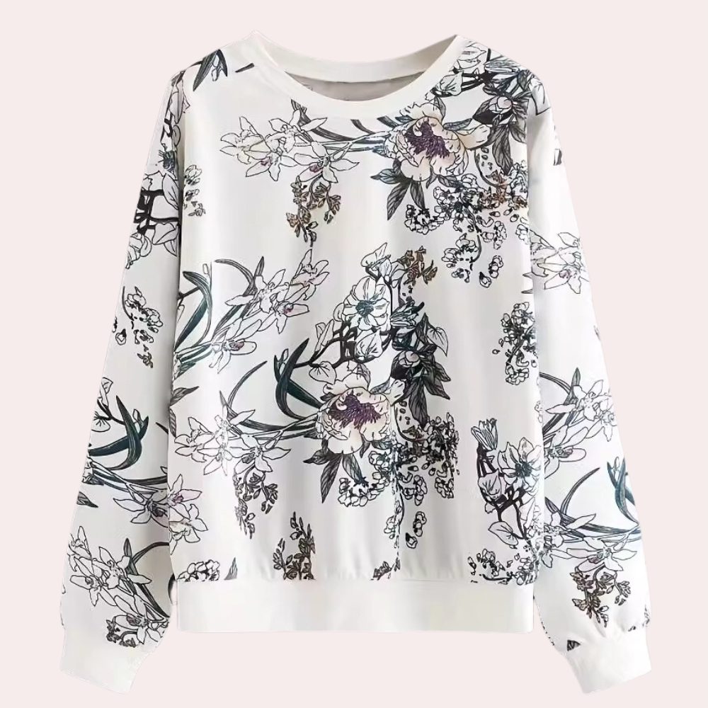 Gracie | Suéter Moderno con Estampado Floral