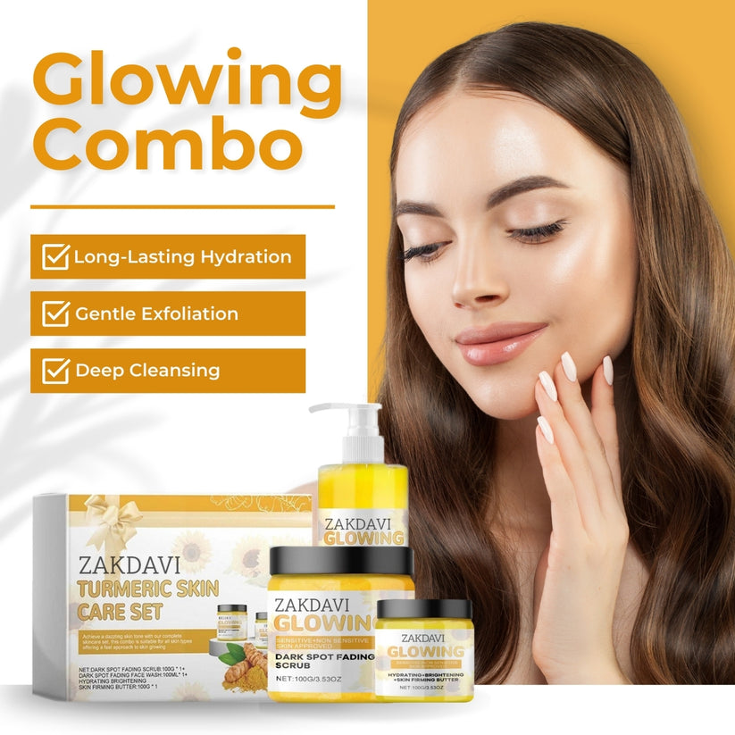 Glowing | Kit de Cuidado Facial con Cúrcuma