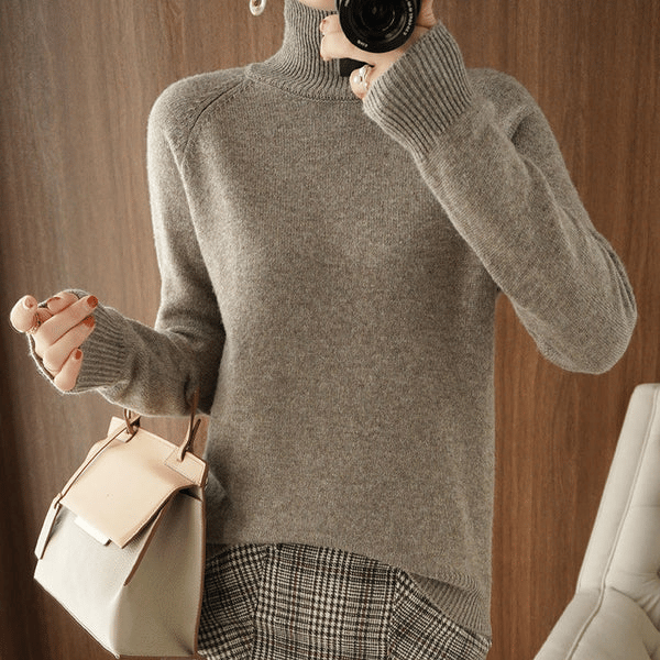 Rosanna | Lujoso Jersey de Cuello Alto