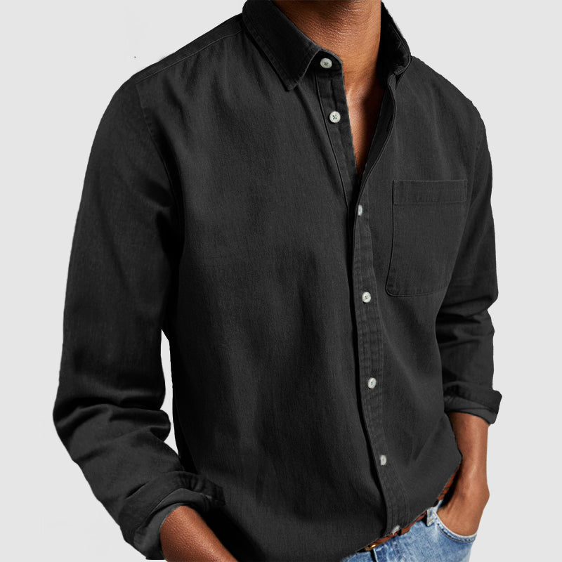 Gabriel | Camisa Básica de Algodón para Hombres