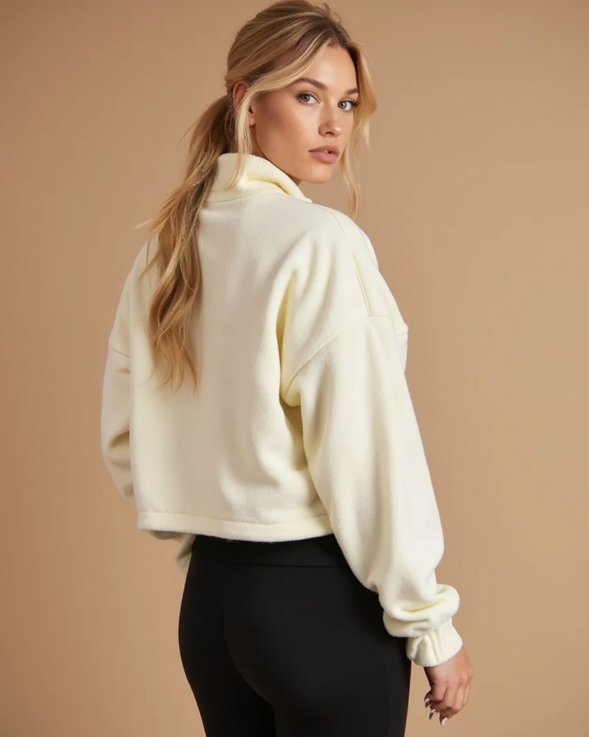 Vilna | Chaqueta de felpa con cremallera para mujer