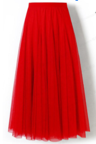 Lesley | Fabulosa Falda Larga de Tul