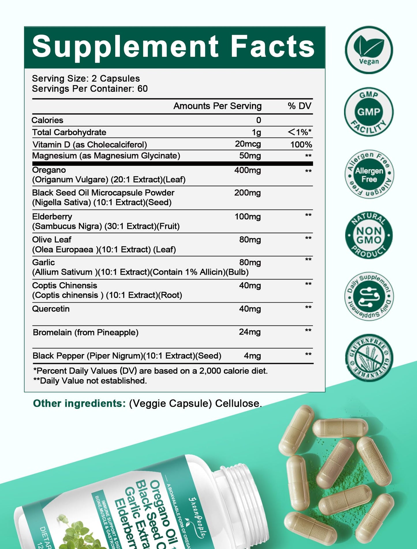 OregoVital | Aceite de Orégano Orgánico: Potenciador del Sistema Inmunológico y Digestivo