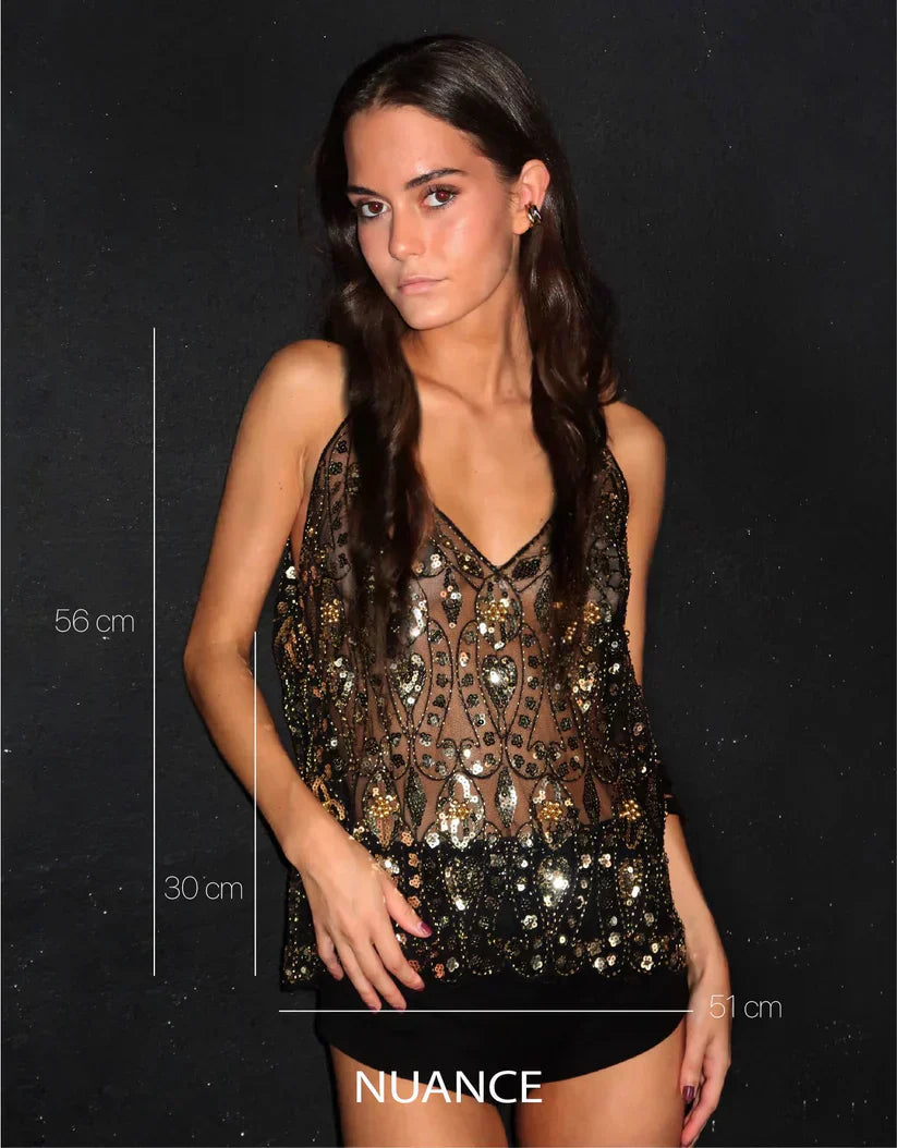 Uma | Elegante Top con Tirantes