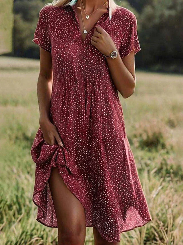 Maith | Vestido Midi de Lunares