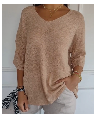 Mel | Suéter de cuello en V