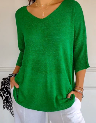 Mel | Suéter de cuello en V