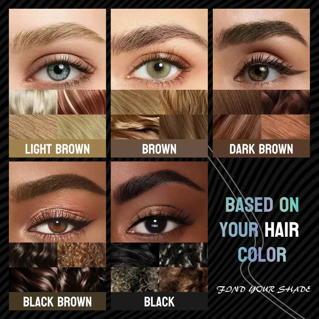 BrowMaster 3D | Lápiz de Cejas de Doble Punta