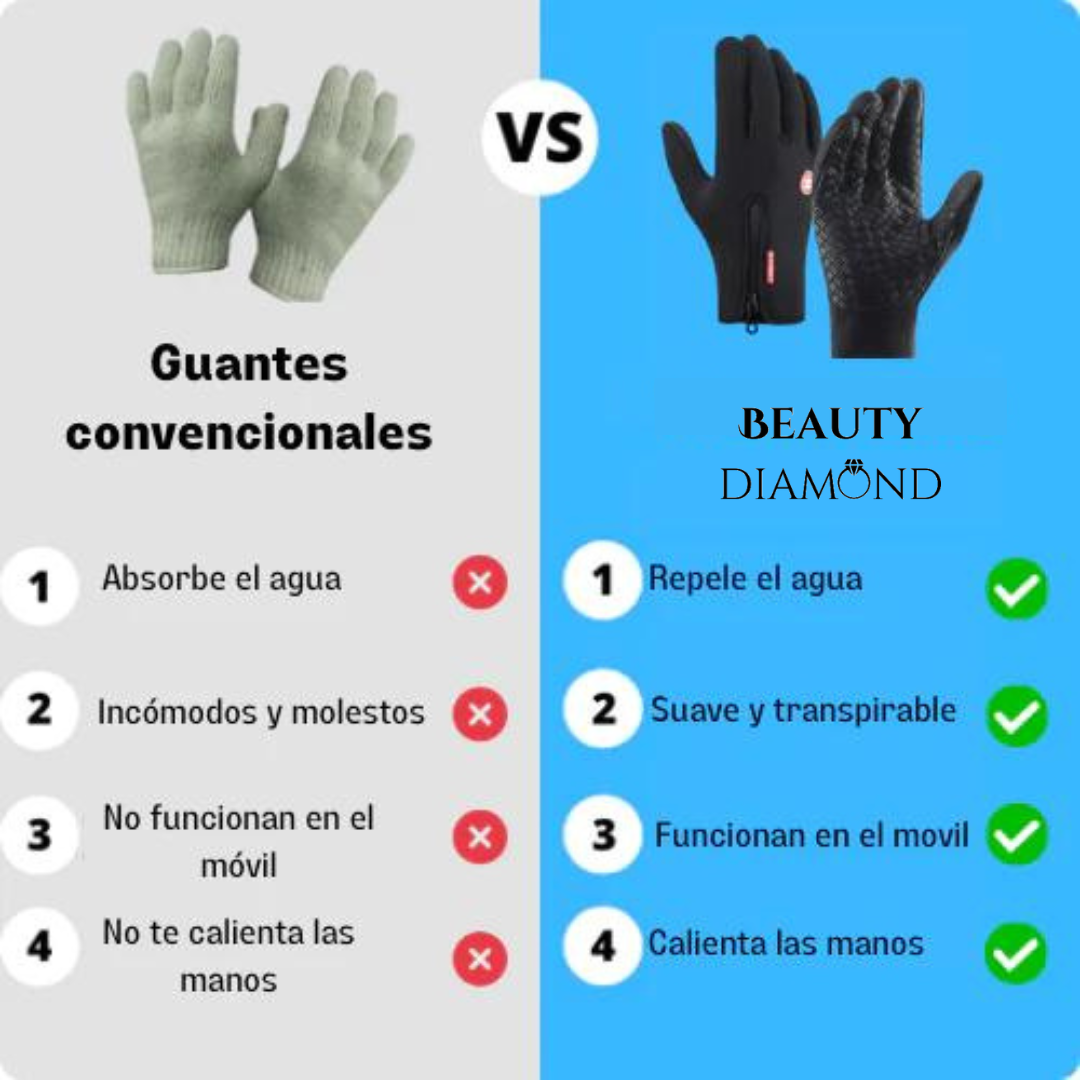 BeautyDiamond® - Guantes Térmicos Impermeables