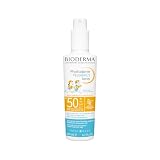 BIODERMA Photoderm Pediatrics Spray SPF50+ - Crema Solar de Muy Alta Protección para Niños a Partir de 12 Meses - Pieles Sensibles - Amplio Espectro UVA y UVB - Envase con Pulverizador de 100 ml