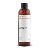 Aceite de Macadamia BIO (Macadamia integrifolia) - 250 mL - Aceite Vegetal Virgen Certificado AB - Aroma Labs