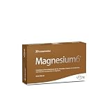 Vitae Magnesium6 20 Comprimidos | 300 mg de Magnesio Elemental, 6 Sales | Bisglicinato, Citrato, Glicerofosfato, Óxido Marino, Pidolato, Lactato | Alta Biodisponibilidad | Contracturas y Cansancio