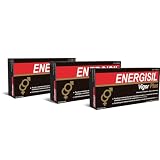 Energisil Vigor Plus 30 Cápsulas - Pack de 3 Unidades - Tratamiento para 1 Mes y Medio - con Ginseng, L-Arginina, Vitaminas y Zinc – Ayuda a Mantener la Vitalidad y al Rendimiento Sexual Masculino