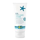 CCS Professional Crema para pies para talones agrietados y piel seca 175 ml - Crema para pies con 10% de urea y aceite de eucalipto - Hidrata y suaviza la piel dura y áspera con callos