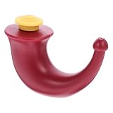 Durlo Botella para lavado nasal, Neti Pot para yoga, lavado sinusal, lavado nasal, irrigación nasal, limpiador de cuerno rojo