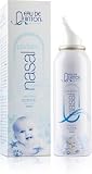 Quinton Pediatric - Spray Nasal Agua de Mar Isotónica, 0-6 Años, 100 ml | Higiene nasal diaria en bebés y niños; alivia congestión y resfriados. Difusor seguro