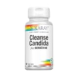 Solaray Yeast Cleanse™+ Plus Berberine- 90 Vegcaps. Apto para veganos