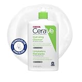 CeraVe, Hydrating Cleanser, Gel limpiador hidratante en crema, 1 l | Limpia e hidrata durante 24 horas respetando la barrera protectora de la piel. Una hidratación prolongada durante todo el día