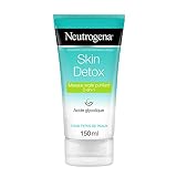 Neutrogena Skin Detox Mascarilla Facial Purificante 2 en 1, 150 ml, 1 ud | Con Arcilla y Ácido Glicólico, Fórmula 2en1 de Mascarilla y Limpiador, Piel Radiante, No Comedogénico, Todo Tipo de Piel