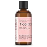 Essenciales - Aceite Vegetal de Macadamia, 100% Puro y Natural, 100 ml | Aceite Vegetal Macadamia Ternifolia, 1ª Presión Frío