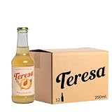 Teresa Kombucha Espumoso con Postbióticos – Bebida Fermentada Natural Pasteurizada – Alternativa saludable y sin alcohol – Botella de 275ml – Sabor a melocotón – Made in Italy