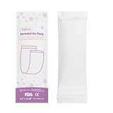 Paquete de 8 paquetes de hielo perineal para posparto con tira adhesiva, paquetes fríos perineales, paquetes de terapia de frío instantáneo 2 en 1 y almohadilla absorbente de maternidad en una