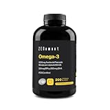 Omega 3 IFOS - 2000 mg (700 mg EPA + 500 mg DHA), Vitamina E - 200 Cápsulas | Aceite de Pescado Salvaje - El EPA y el DHA contribuyen a la función cardíaca normal - Metales Testados - 2 al Día