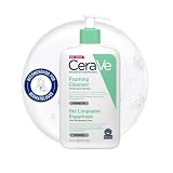 CeraVe, Gel Limpiador Espumoso, Elimina el exceso de grasa, 473 ml | Limpia e hidrata mientras elimina el exceso de grasa, suciedad y maquillaje sin alterar la barrera.