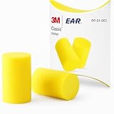 Dpm Tapes - 3M E-A-R Classic PP-01-002 Tapones de Espuma Antirruido, SNR 31 dB, Desechables, para Dormir y Trabajos Ruidosos, Amarillos, 20 Pares