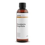 Aceite de Macadamia BIO (Macadamia integrifolia) - 100 mL - Aceite Vegetal Virgen Certificado AB - Aroma Labs