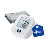 OMRON X2 Essential Tensiómetro de brazo digital Validado clínicamente | Medidor de la tensión arterial con indicador de hipertensión y detección de latido irregular, Memoria de hasta 30 lecturas