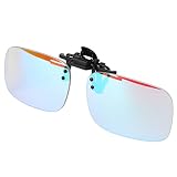 WINH Gafas para daltonismo, diseño con Clip, Gafas correctivas para daltonismo, a Prueba de Golpes, Rojo, Verde, daltonismo para Deportes Multiusos