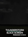 Tormenta eléctrica para dormir (pantalla negra)