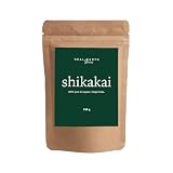 Real Earth - Shikakai en polvo - 100% puro y orgánico - Cosmética natural en polvo - Champú natural - Mascarilla capilar natural - Cosmética ayurvédica - Vegano - 250gr