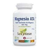 SURA VITASAN Magnesio ATA Mg® 821 mg 30 Cápsulas | Acetil Taurinato de Magnesio de Alta Biodisponibilidad – Funcionamiento del Sistema Nervioso y Función Psicológica