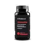 Astaxantina Natural Pura 8 mg - de Haematococcus pluvialis - 120 Cápsulas