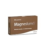 Vitae Magnesium6 60 Comprimidos | 300 mg de Magnesio Elemental, 6 Sales | Bisglicinato, Citrato, Glicerofosfato, Óxido Marino, Pidolato, Lactato | Alta Biodisponibilidad | Contracturas y Cansancio