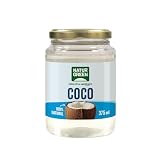 NaturGreen Grasa de Coco 375 ml, Envase PET, Doble Uso: Cocina y Cosmética | Grasa de coco prensada en frío y sin hidrogenar, en envase PET ligero. Ideal para Cocina, Cuidado de Piel y Cabello