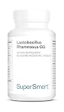 Lactobacillus Rhamnosus GG - Refuerza el Sistema Inmunitario - SuperSmart | Probiótico - 10 Mil Millones de UFC - Equilibra la Microbiota, la Flora Intestinal y la Flora Íntima - Con Inulina