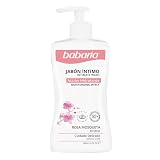 Babaria - Gel Intimo Rosa Mosqueta y Ácido Láctico | Jabon Intimo Mujer | Gel Intimo Acción Hidratante | Jabón Intimo Mujer | Respetuoso con PH Intimo