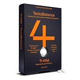 4 HIM TestoBalance Testosterona Hombre con Zinc, 60 Comprimidos Vegano