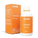 Curcumina liposomal líquida como antioxidante natural contra la inflamación - Frasco de 250 ml - 50 aplicaciones - Vegano y sin OGM - Hecho en la UE - Sundt Nutrition® Suplemento alimenticio