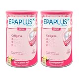 EPAPLUS Articulaciones huesos, Pack 2 Botes tratamiento para 60 días Colágeno, 776 gr total + Vitamina D + Vitamina K + Calcio + Silicio, Disolución Instant Sabor Vainilla